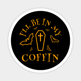 Bats And Coffin Halloween 2 Magnet